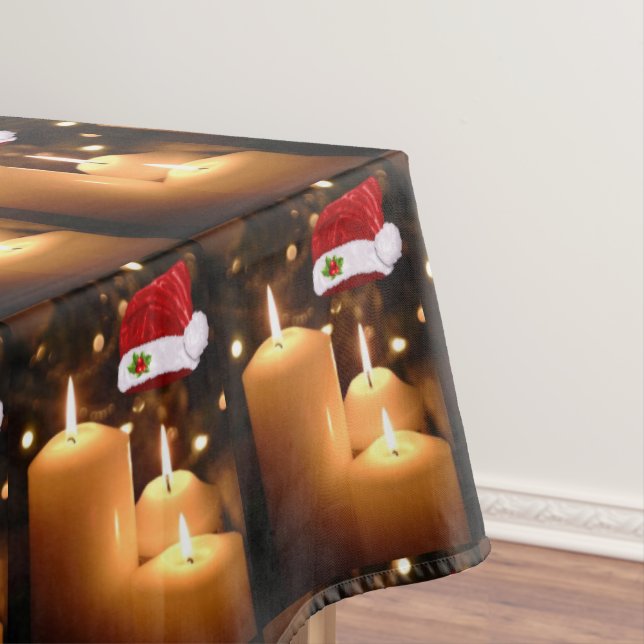Toalha De Mesa Tableta de Natal, Vela de Natal (Posição Original)