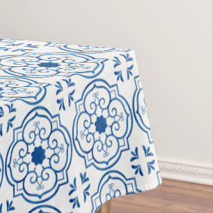 Toalha De Mesa Tablete azul de azulejo português