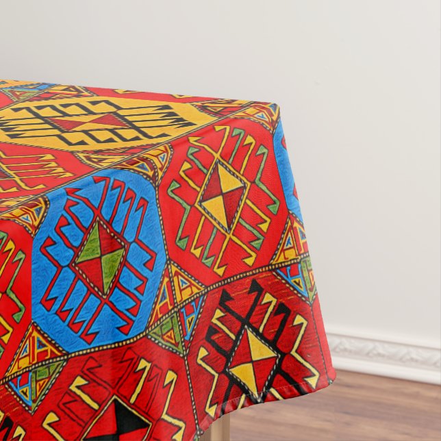 Toalha De Mesa Tablete de Algodão Personalizado Armênio, 52"x70" (Posição Original)