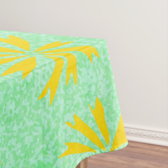Toalha De Mesa Tablete de Flor do Oceano (Posição Original)