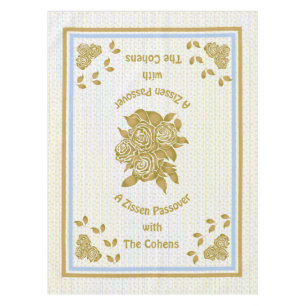 Toalha De Mesa Tablete de Passagem "Cloth Personalized Seder"