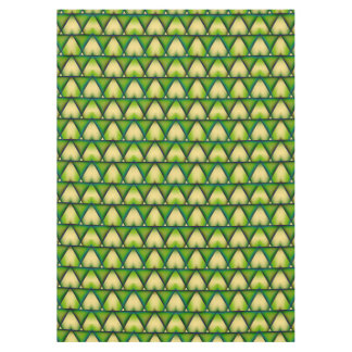 Toalha De Mesa tablete de textura verde geométrica abstrato