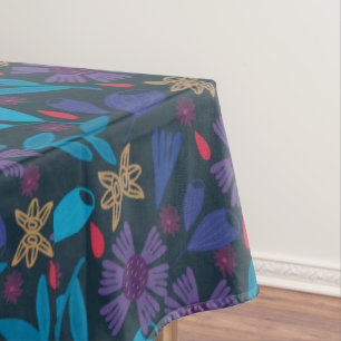 Toalha De Mesa Tablete elegante verde-verde-moderno e florescente