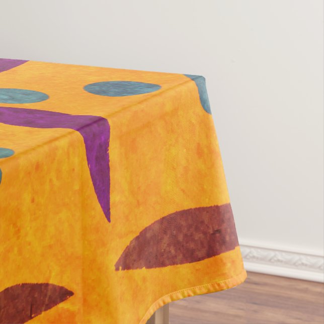 Toalha De Mesa Tablete Floral Simples Vintage (Posição Original)