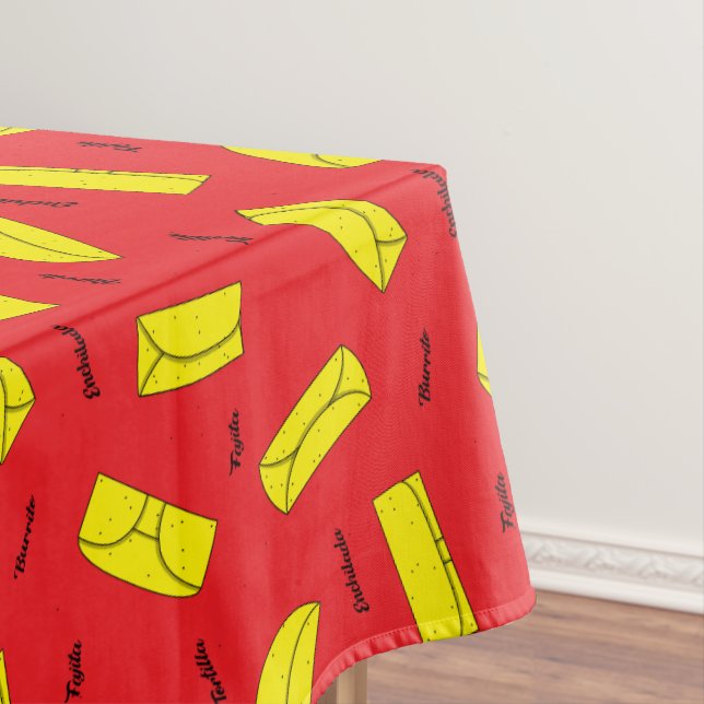 Toalha De Mesa Taqueria Burritos, Enchiladas, Tortillas, Fajitas  (Posição Original)