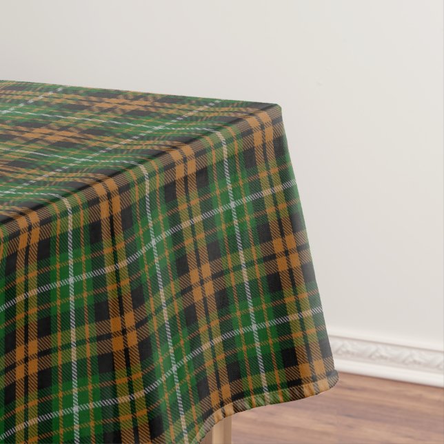 Toalha De Mesa Tartan alaranjado da caça de Ramsay do clã escocês (Posição Original)