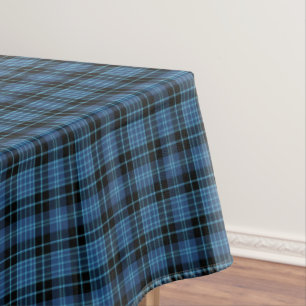 Toalha De Mesa Tartan azul e preto dos cleros escoceses