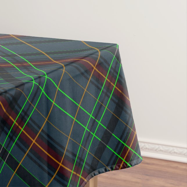 Toalha De Mesa Tartan em azul, laranja, verde... (Posição Original)