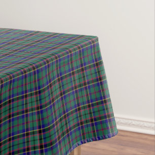 Toalha De Mesa Tartan escocês verde-claro de Stevenson do clã