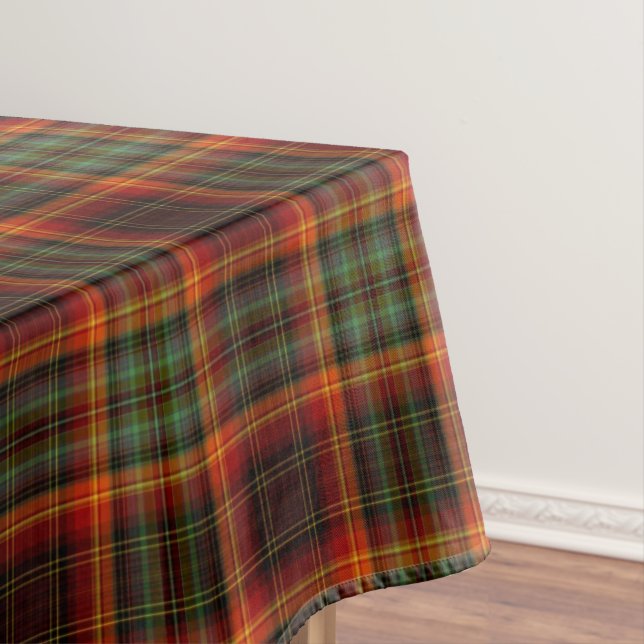Toalha De Mesa Tartan, Natal da Xadrez escocesa (Posição Original)