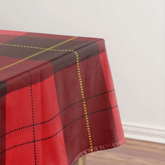 Toalha De Mesa Tartan Xadrez Rustic Clan Wallace Verificado (Posição Original)