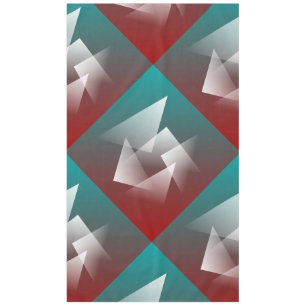 Toalha De Mesa teal burgundy branco