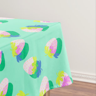Toalha De Mesa Teal de Morango