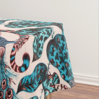 Toalha De Mesa tecido de animais da selva inspirado pela chinoise