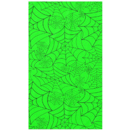 Toalha De Mesa teia de aranha halloween gótico ácido verde