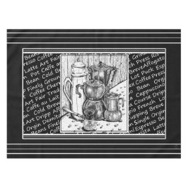 Toalha De Mesa Tela da Mesa do Pote do café