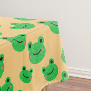 Toalha De Mesa tema de rã do primeiro aniversario do sapo