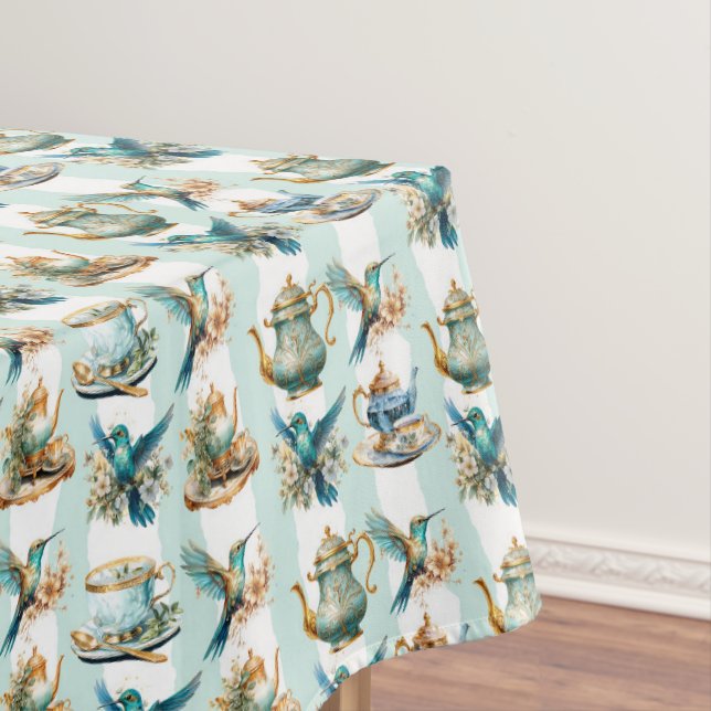 Toalha De Mesa Tempo De Chá Com Bocinhos (Posição Original)