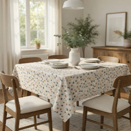 Toalha De Mesa Terrazzo Neutro Moderno Tablecloth