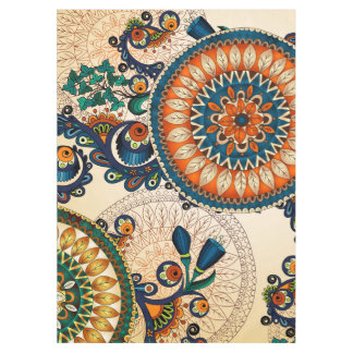 Toalha De Mesa Teste padrão abstrato retro na moda Funky de Boho