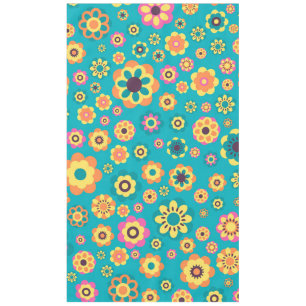 Toalha De Mesa Teste padrão abstrato retro na moda Funky de Boho