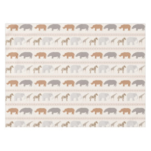 Toalha De Mesa Teste padrão africano 1 dos animais