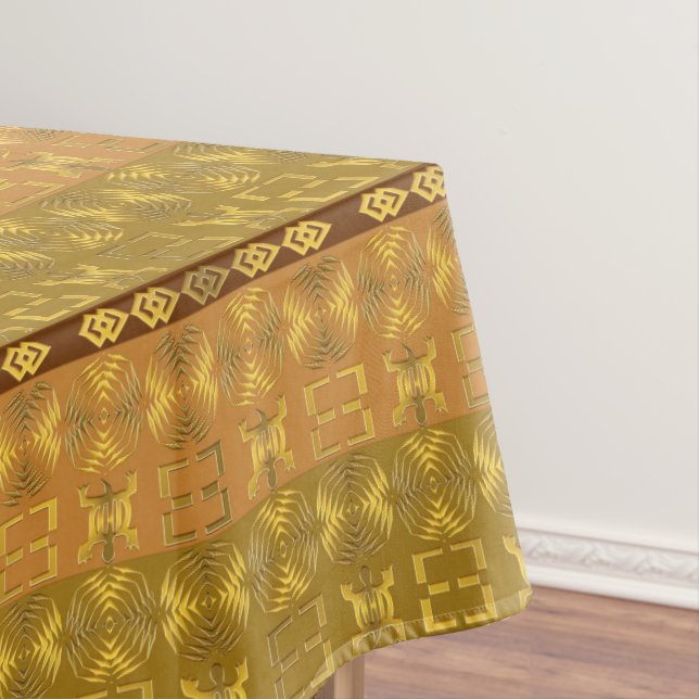 Toalha De Mesa teste padrão africano étnico com simbols de (Posição Original)