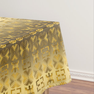 Toalha De Mesa Teste padrão africano étnico com simbols de