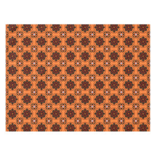 Toalha De Mesa Teste padrão alaranjado de Suzani
