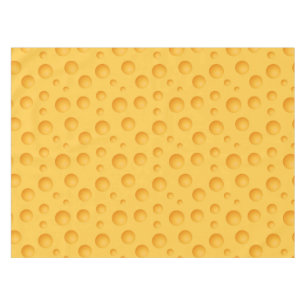 Toalha De Mesa Teste padrão amarelo do queijo