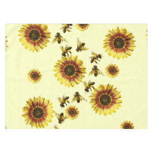 Toalha De Mesa Teste padrão amarelo do verão dos girassóis e d