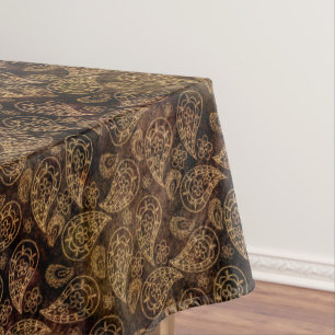Toalha De Mesa Teste padrão antigo de Paisley do cravo-da-índia