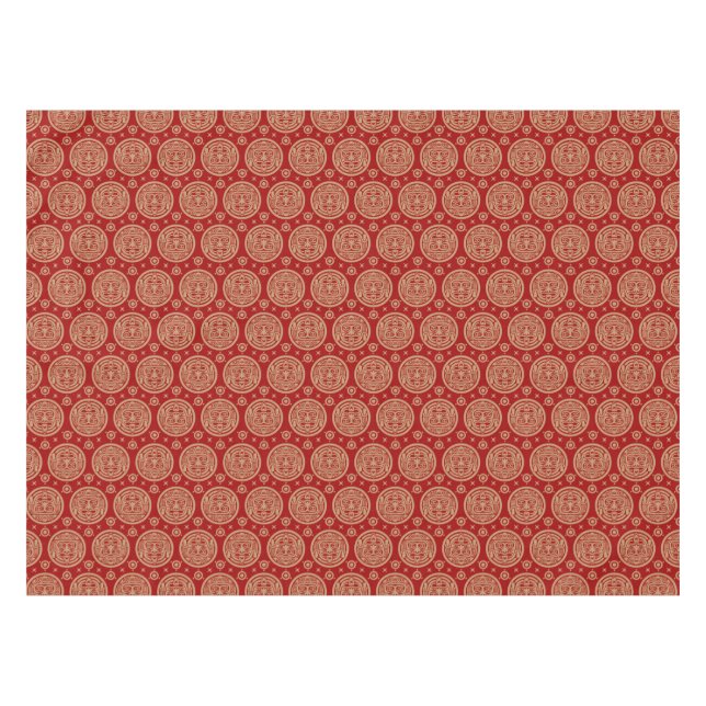 Toalha De Mesa Teste padrão asteca (Frente (Horizontal))
