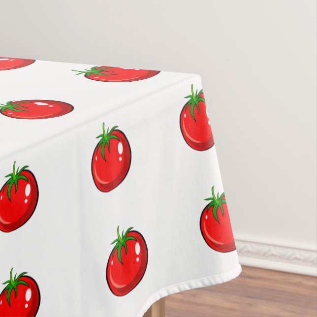 Toalha De Mesa Teste padrão bonito do tomate (Posição Original)