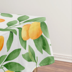 Toalha De Mesa Teste padrão das laranjas ou das tangerinas da