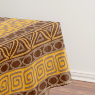 Toalha De Mesa teste padrão desenhado mão africano étnico