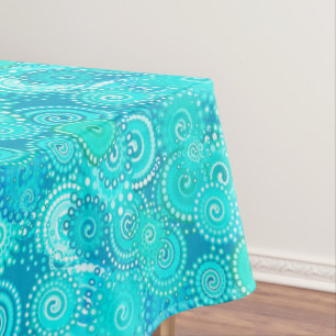Toalha De Mesa Teste padrão do redemoinho do Fractal, máscaras