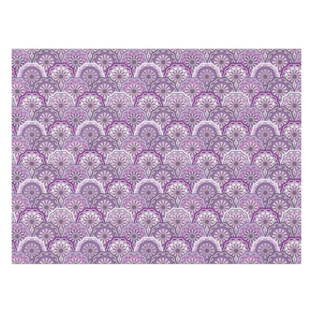 Toalha De Mesa Teste padrão do vintage (Frente (Horizontal))