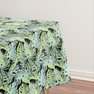 Toalha De Mesa Teste padrão floral 2 da selva