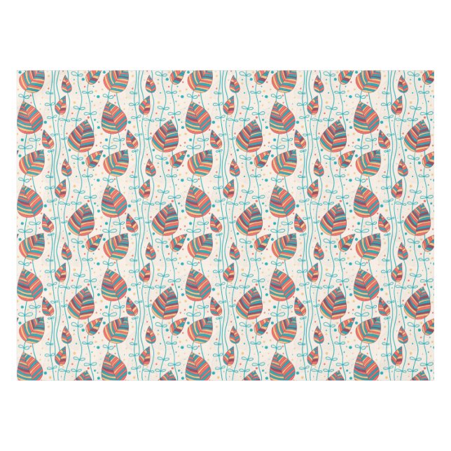 Toalha De Mesa Teste padrão floral 5 2 (Frente (Horizontal))