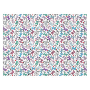 Toalha De Mesa Teste padrão floral dos namorados