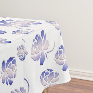 Toalha De Mesa Teste padrão floral retro com rosas