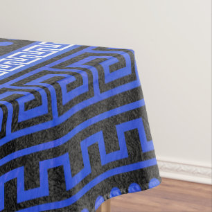 Toalha De Mesa Teste padrão grego tradicional do meandro