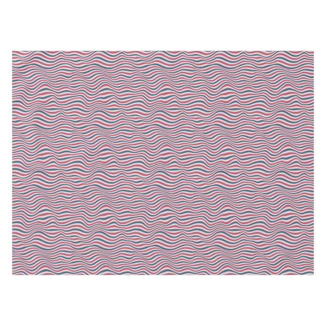 Toalha De Mesa Teste padrão listrado 2 (Frente (Horizontal))