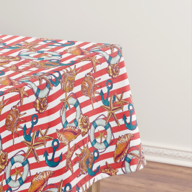 Toalha De Mesa Teste padrão na moda da praia (Posição Original)