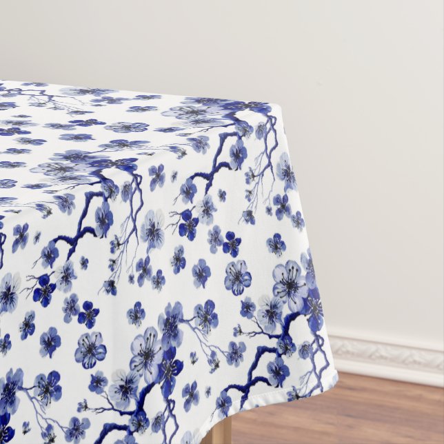 Toalha De Mesa Teste padrão oriental do ramo de Sakura (Posição Original)
