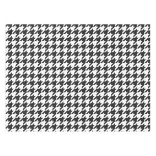 Toalha De Mesa Teste padrão preto e branco de Houndstooth