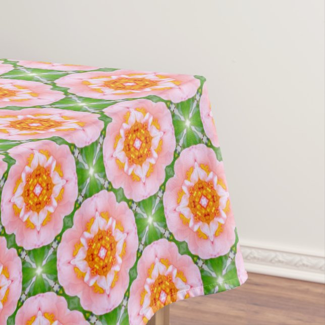 Toalha De Mesa teste padrão retro floral (Posição Original)