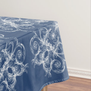 Toalha De Mesa Teste padrão retro floral do estilo barroco