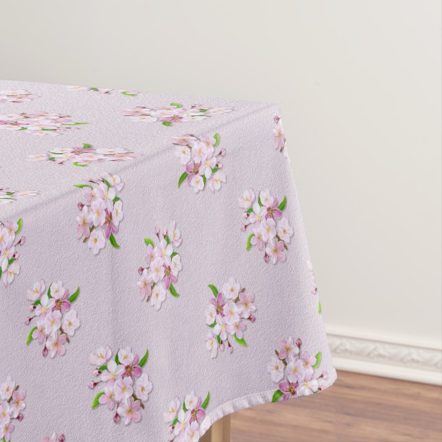 Toalha De Mesa Teste padrão retro floral do primavera (Posição Original)